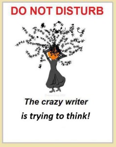 crazy writer